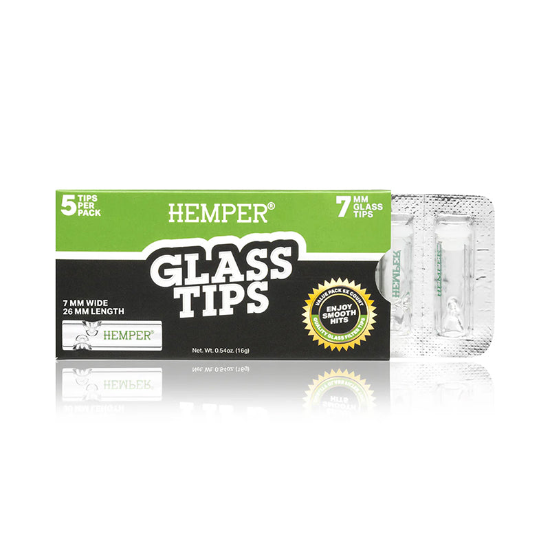 Hemper Paper Glass Tips 7 mm | Display 10 unidades | Mi tienda